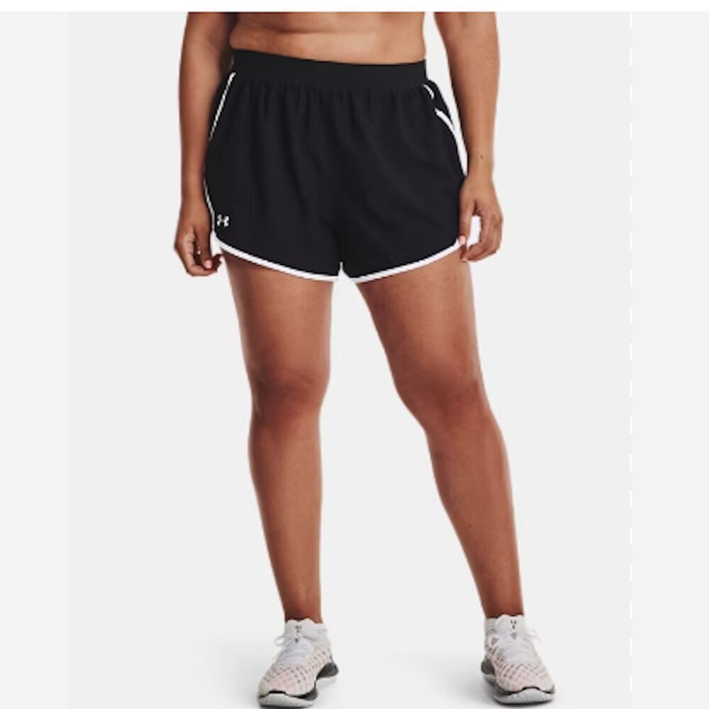 UNDER ARMOUR UA Fly By 2.0 Shorts Loose Fit 1361389 1X Plus Size Athletic Black